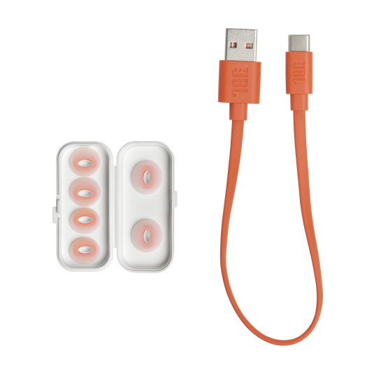 JBL Tune Flex Ghost Edition - White Ghost - True wireless Noise Cancelling earbuds - Detailshot 4 image number null